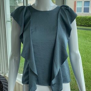 EXPRESS- NWT Greenish Grey Flowy Sleeves Size XS